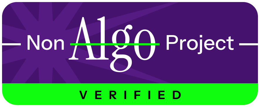 Non-Algo Project verified badge